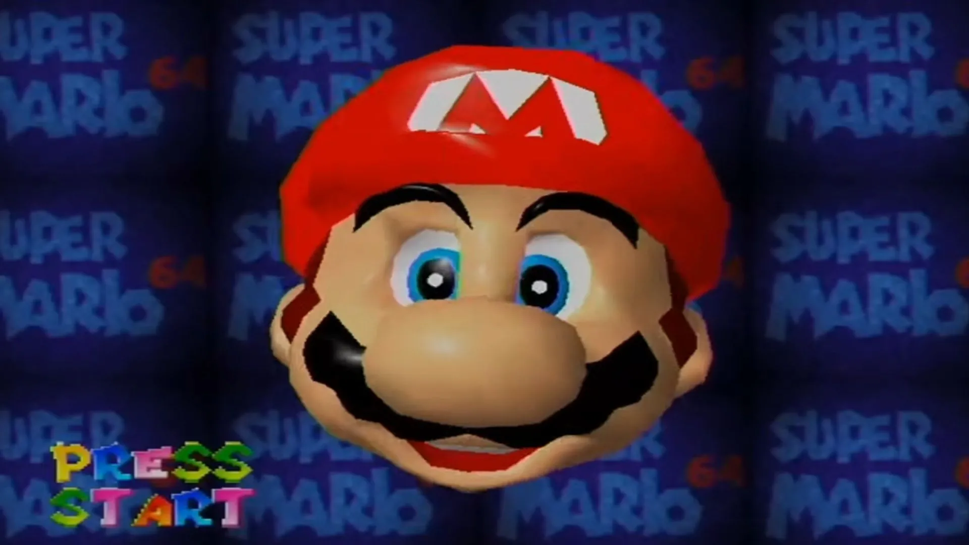 Màn hình tiêu đề Super Mario 64, đại diện cho game có ảnh hưởng nhất
