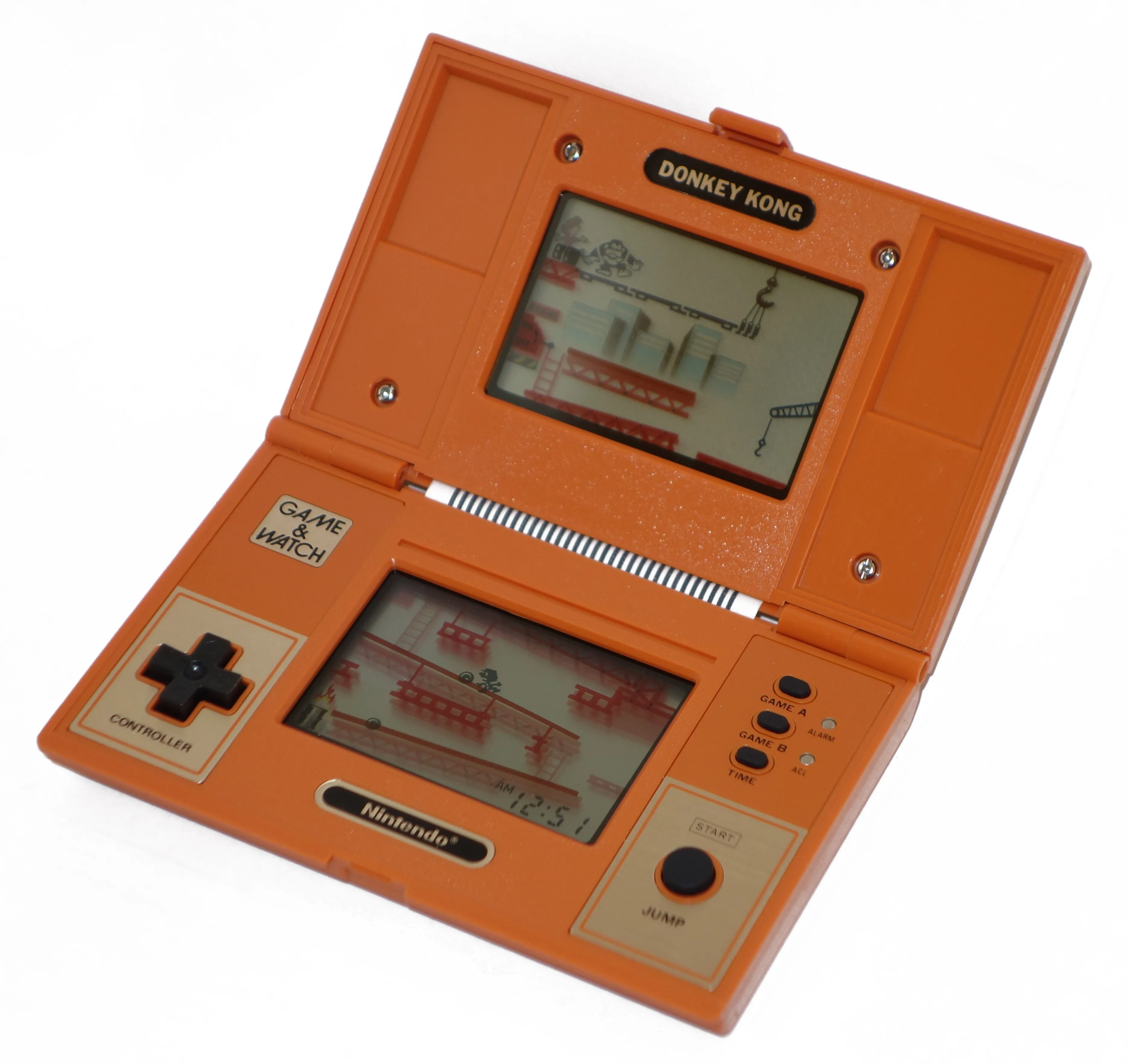 Máy chơi game cầm tay Nintendo Donkey Kong Game &amp; Watch, thiết bị tiên phong D-pad
