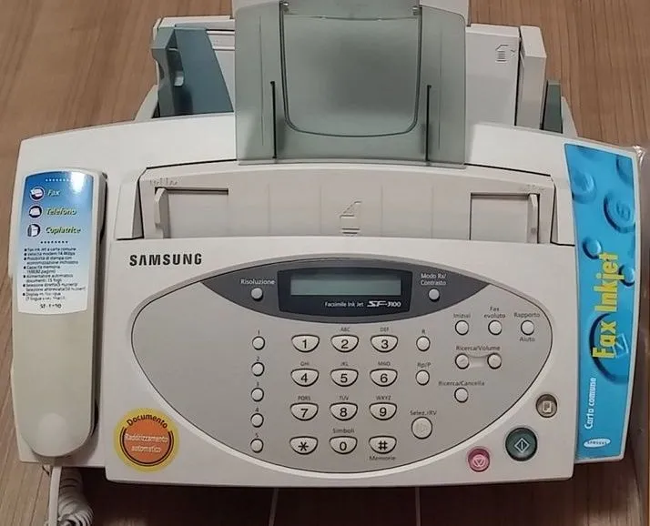 Máy fax phun mực Samsung SF 3100, thiết bị gửi tài liệu qua đường dây điện thoại