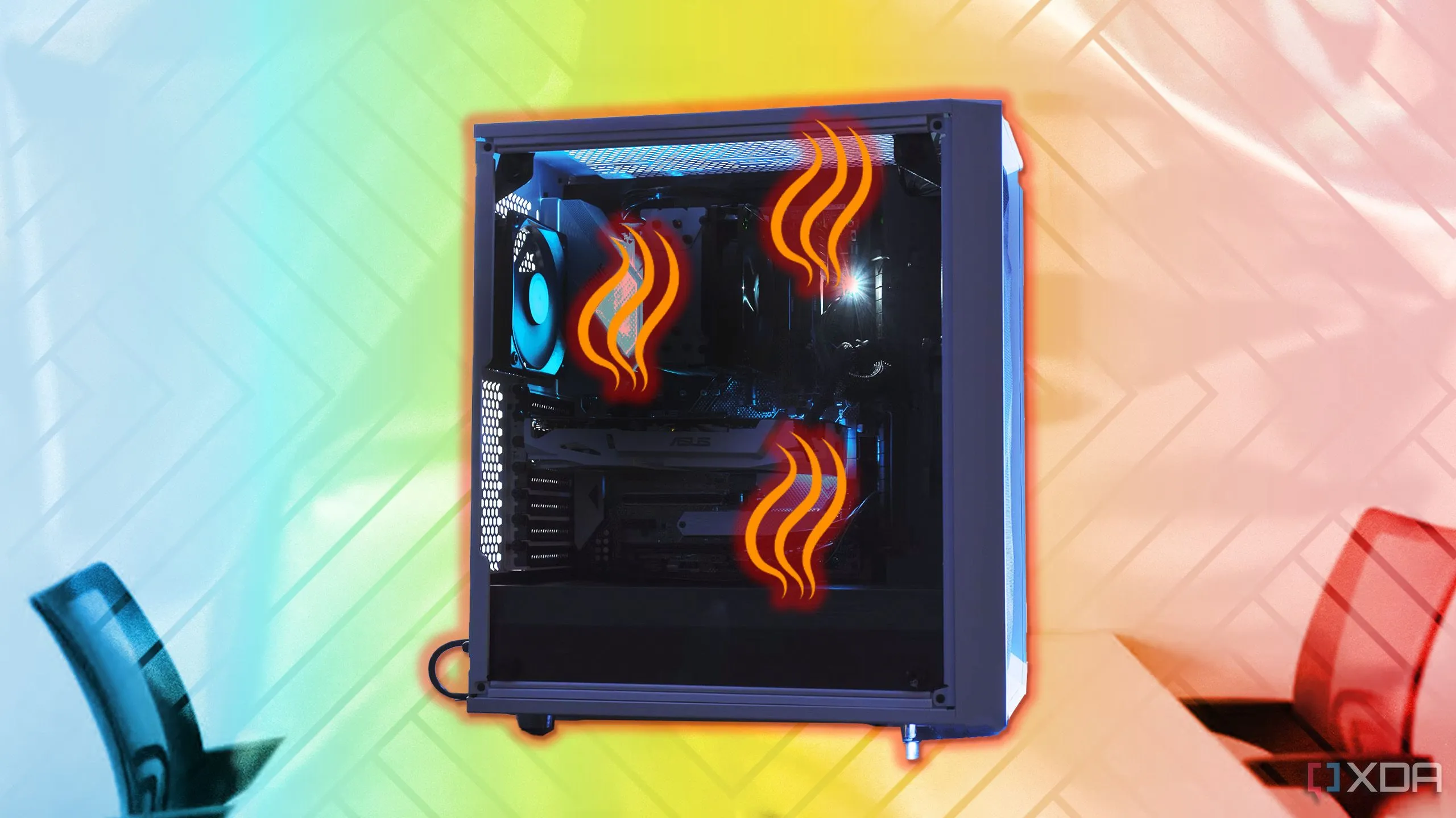  Minh họa các phương pháp giảm nhiệt độ cho PC, liên quan đến quản lý nhiệt hiệu quả của SSD M.2