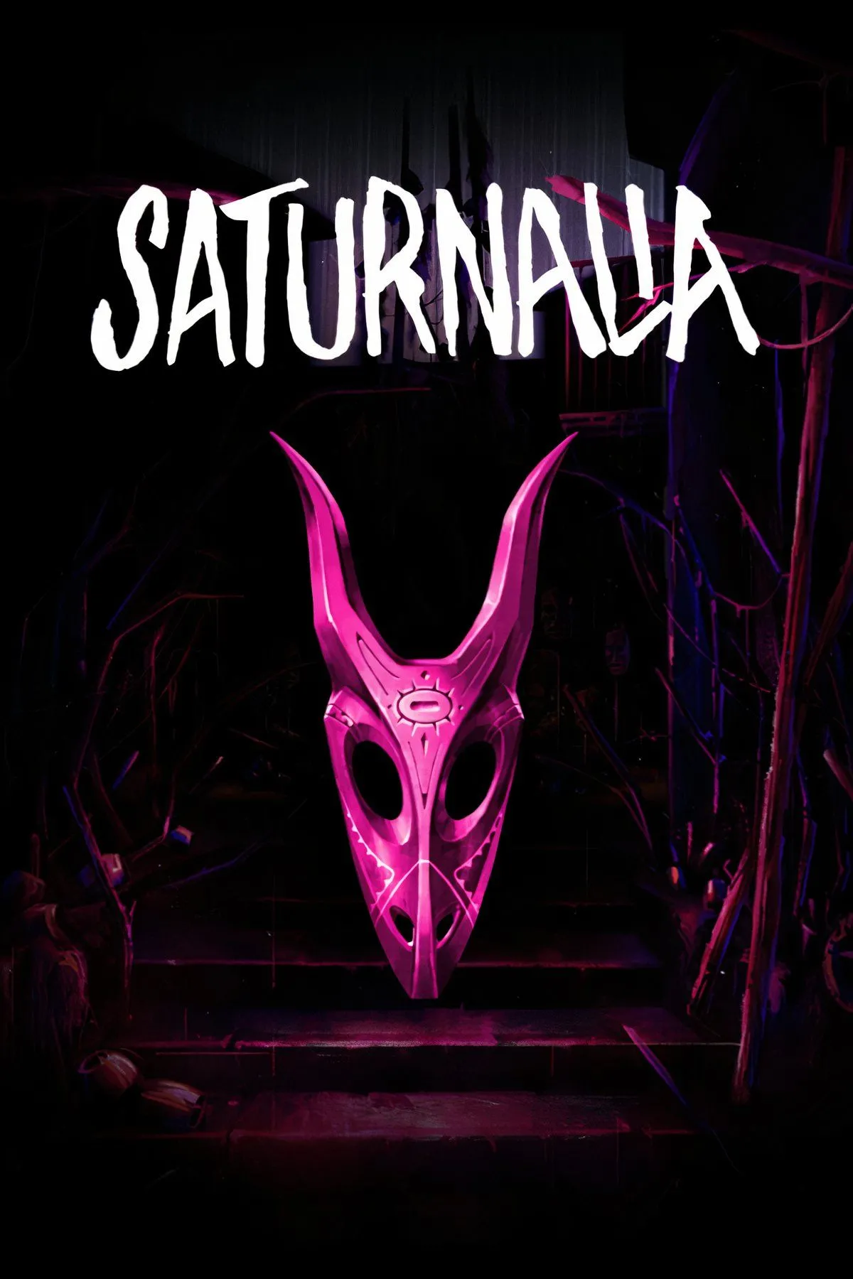 Một cảnh đáng sợ từ game kinh dị Saturnalia với đồ họa độc đáo