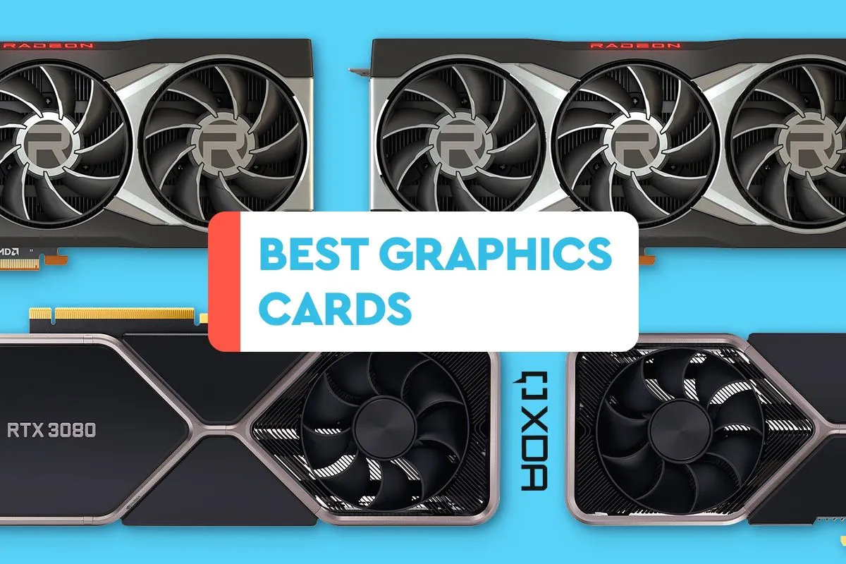 Một số mẫu card đồ họa gaming cao cấp hiện nay, minh họa cho kích thước ngày càng lớn của GPU cần vỏ case PC rộng rãi.