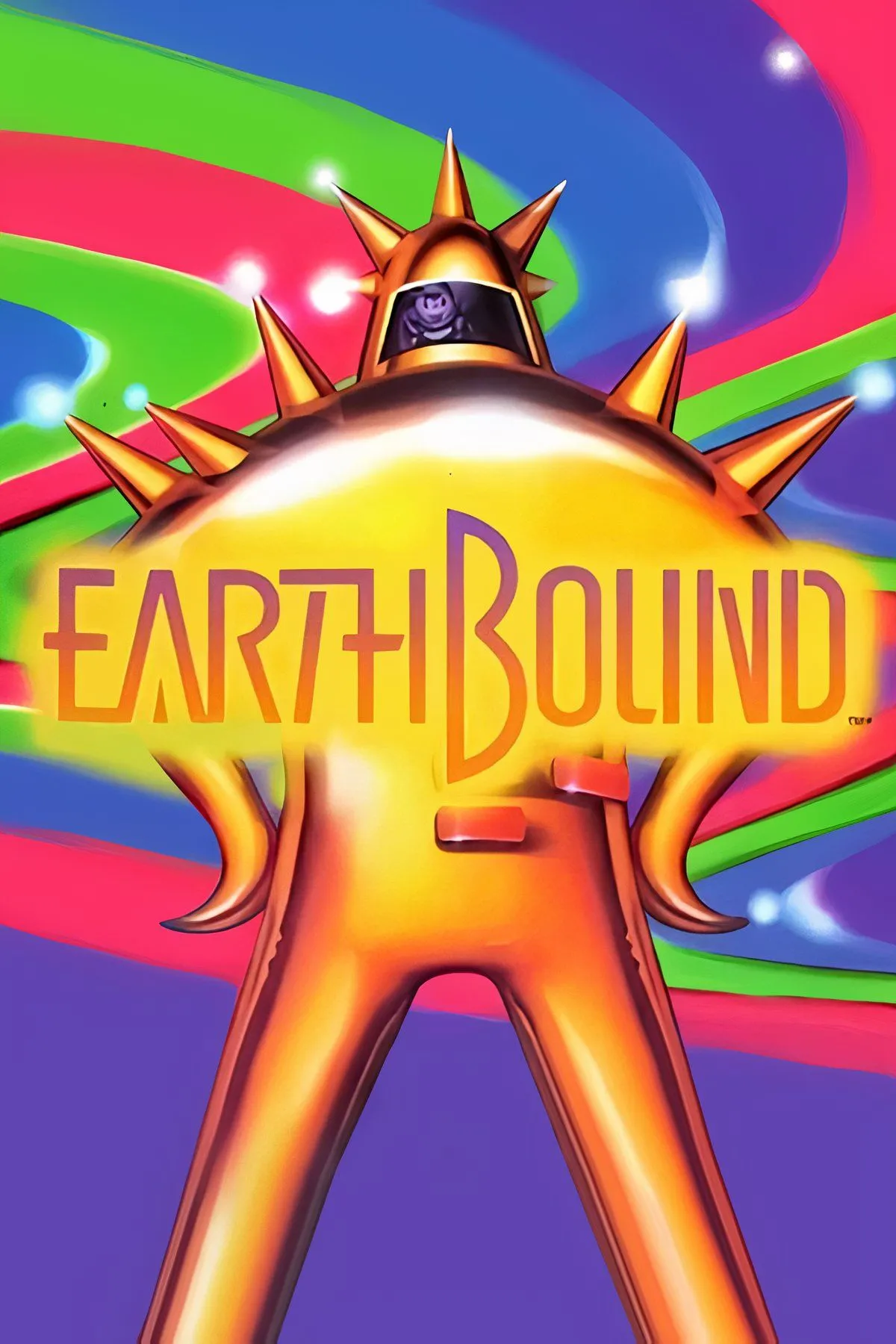 Ness và đồng đội khám phá thế giới hiện đại trong tựa game nhập vai Earthbound trên SNES