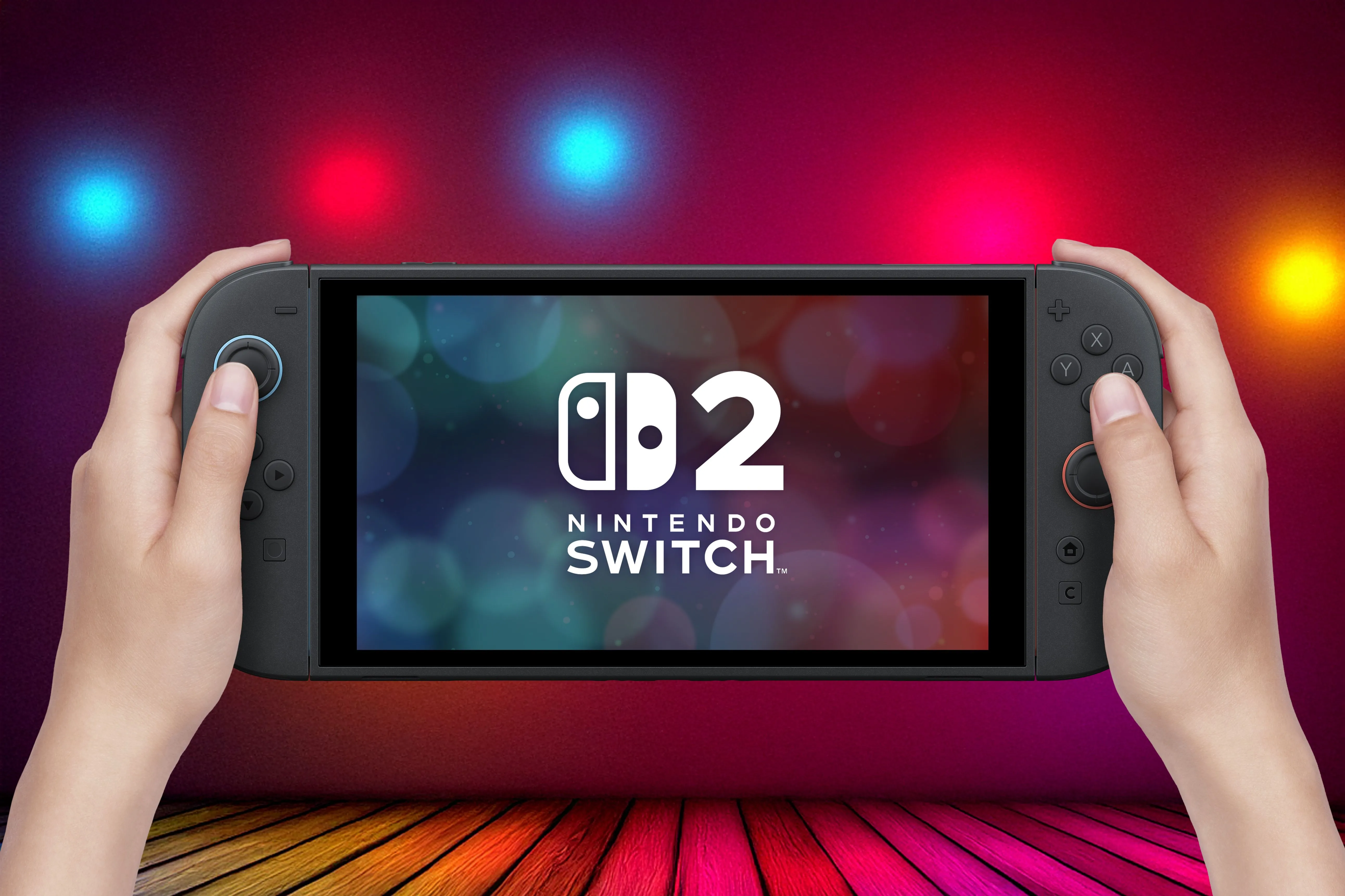 Người dùng cầm máy Nintendo Switch 2 ở chế độ cầm tay, thể hiện khả năng di động và trải nghiệm game cải thiện.