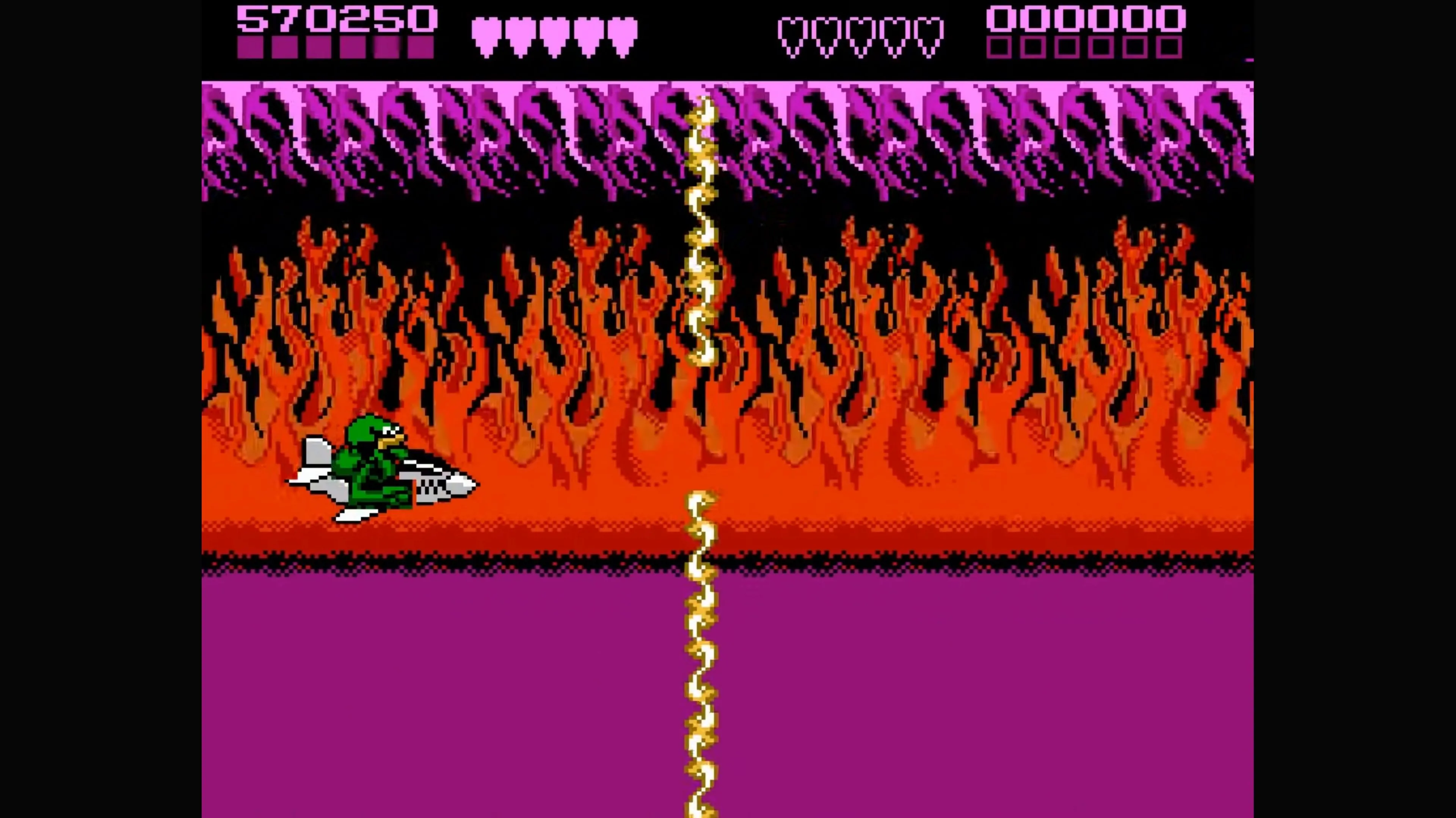 Nhân vật Battletoads thực hiện đòn đánh mạnh mẽ