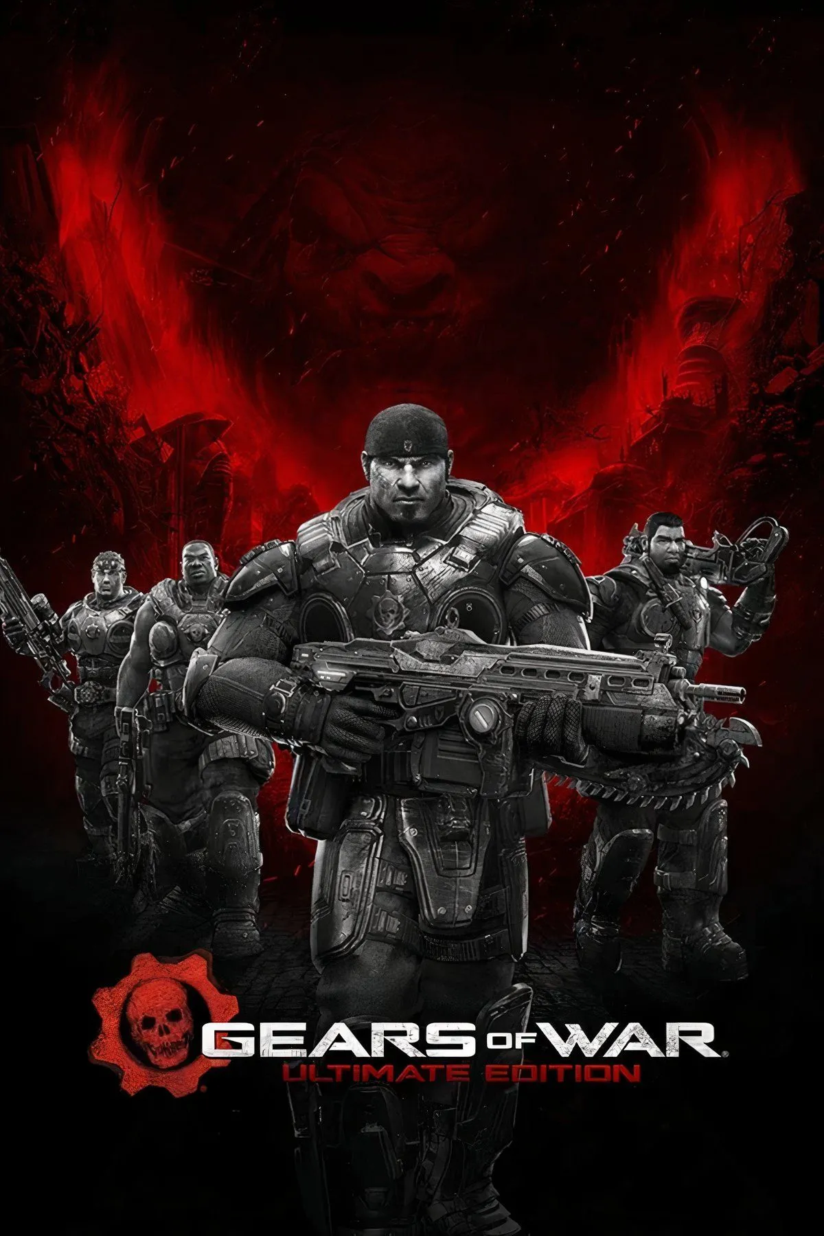 Nhân vật game Gears of War chuẩn bị chiến đấu, tượng trưng cho thành tích &quot;Seriously...&quot; đầy gian nan với 10.000 mạng.