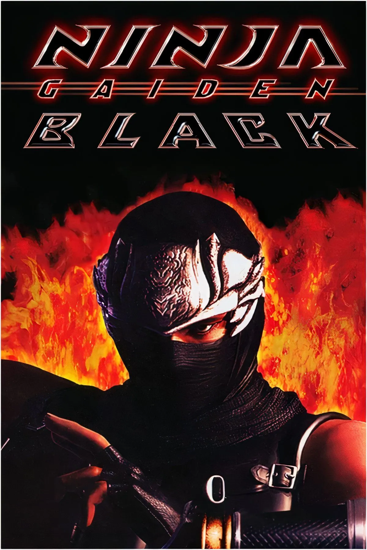 Nhân vật Ryu Hayabusa trong game Ninja Gaiden Black đang chiến đấu, minh họa lối chơi hành động tốc độ