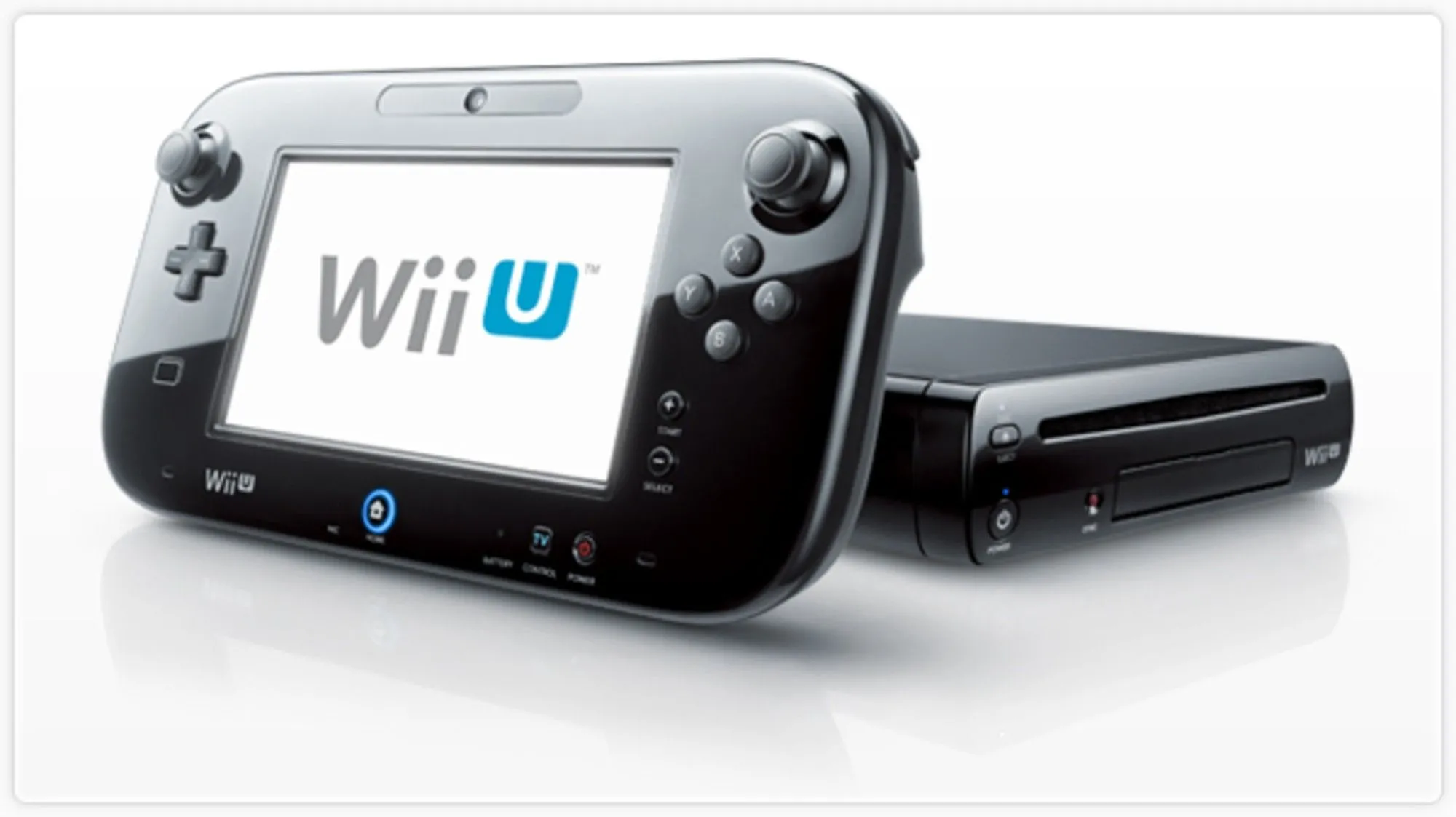 Nintendo Wii U, console chơi game màu trắng và GamePad màn hình cảm ứng, thiết kế độc đáo của Nintendo.