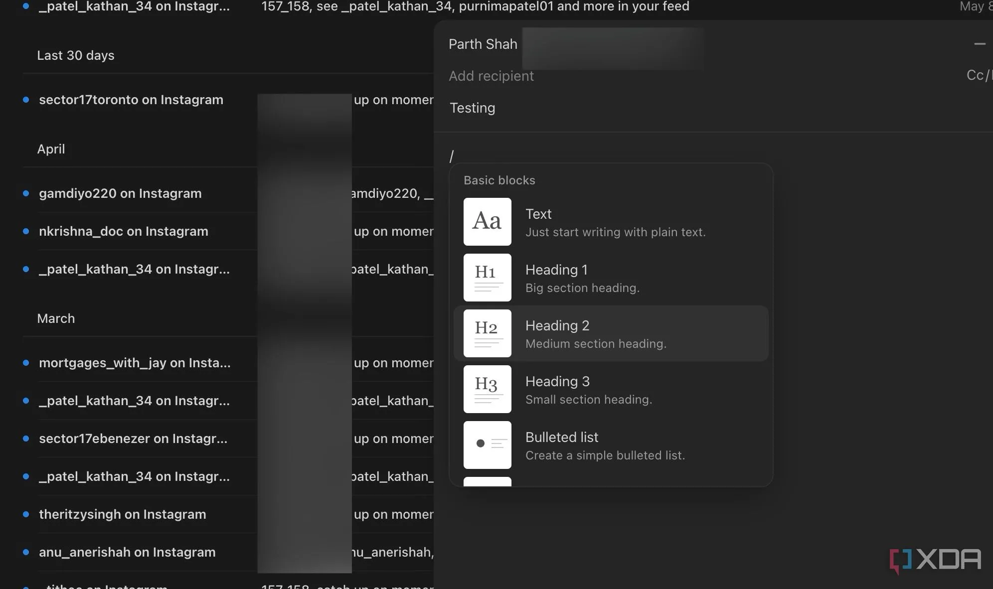 Notion Mail hỗ trợ định dạng Markdown gốc cho email chuyên nghiệp