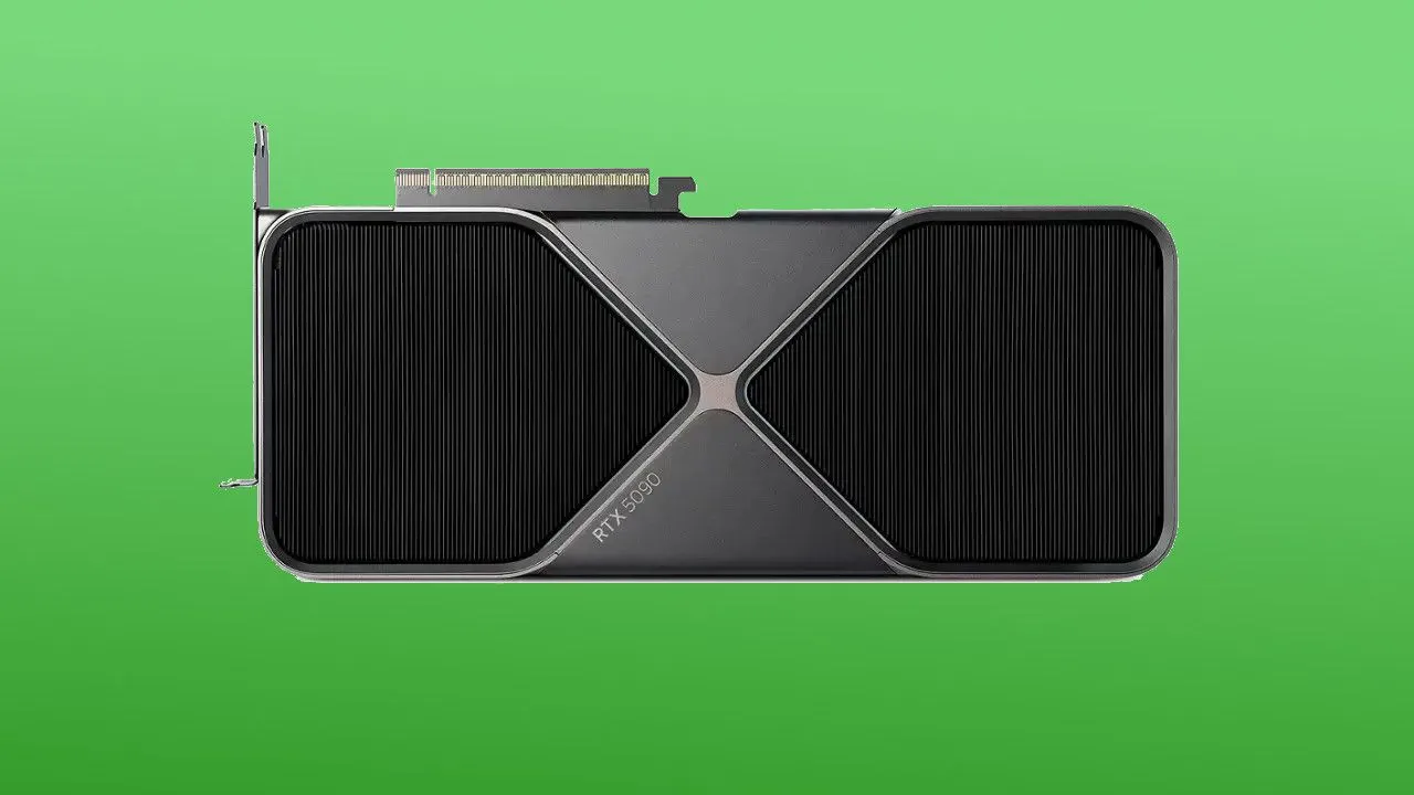 NVIDIA GeForce RTX 5090 Founders Edition với thiết kế tản nhiệt kép