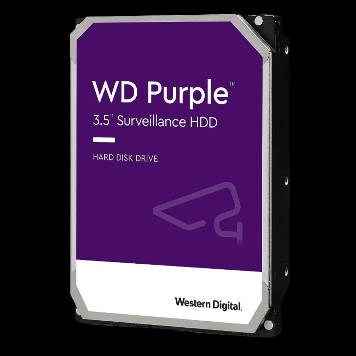 Ổ cứng Western Digital WD Purple, được thiết kế chuyên biệt cho hệ thống giám sát NVR với độ bền cao.