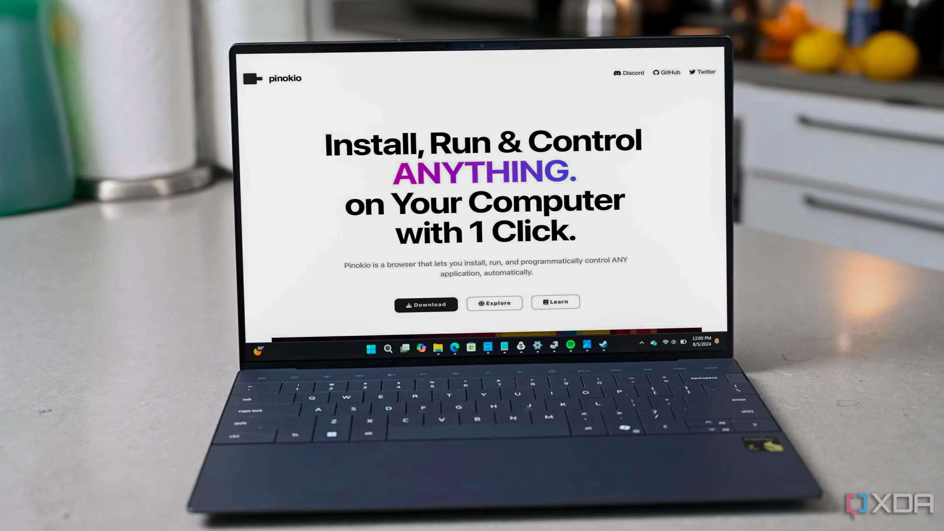 Pinokio XDA-1, giao diện phần mềm hỗ trợ cài đặt ComfyUI