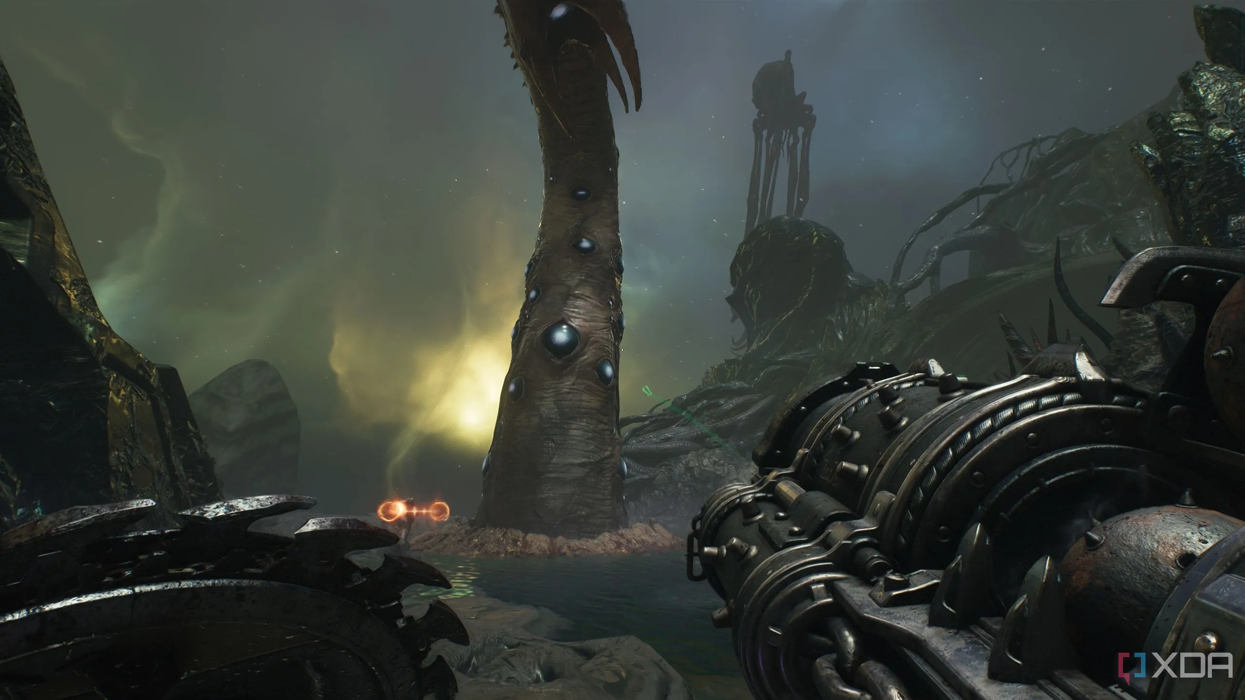 Quái vật Tentacle khổng lồ trong Chương 16 Doom: The Dark Ages.