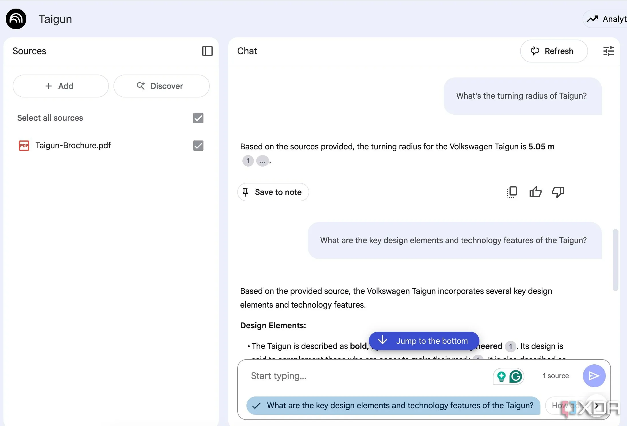 Quét PDF bằng NotebookLM
