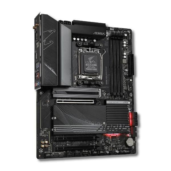 Render mainboard Gigabyte B650 Aorus Elite AX, hỗ trợ CPU AMD AM5 và tính năng BIOS Flashback