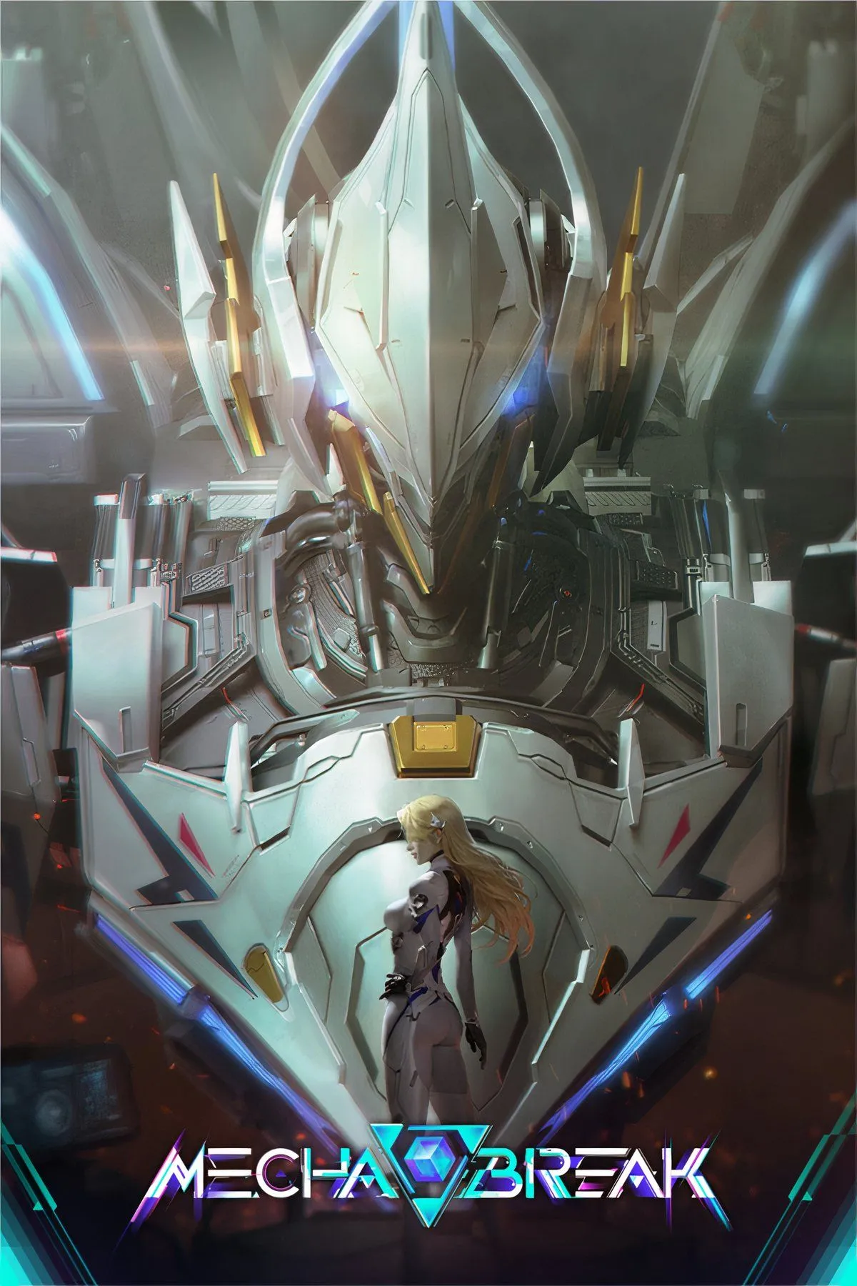 Robot chiến đấu tùy chỉnh trong game Mecha BREAK với hiệu ứng kỹ năng ấn tượng
