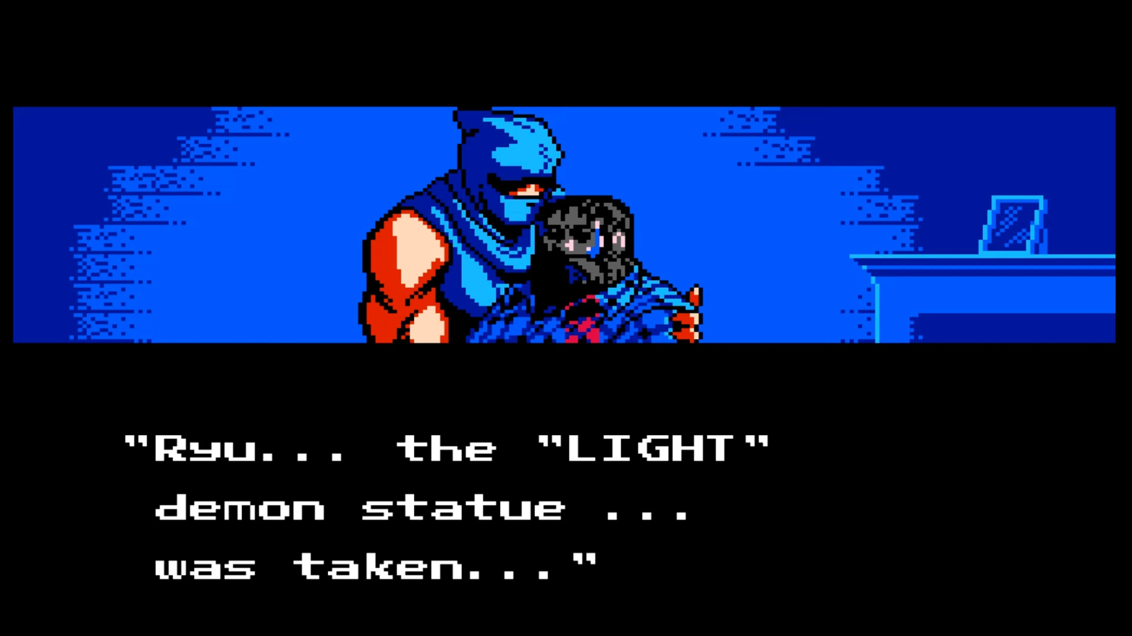 Ryu Hayabusa đối đầu với kẻ thù trong một màn chơi của Ninja Gaiden