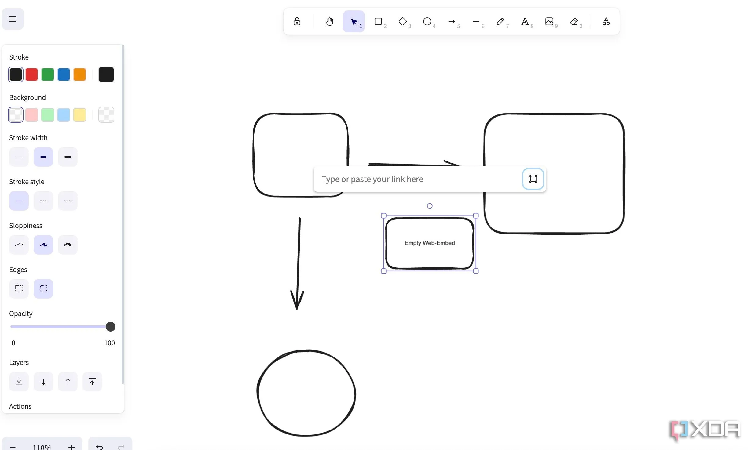 Sử dụng Excalidraw để phác thảo ý tưởng và sơ đồ