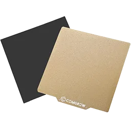 Tấm PEI từ tính dẻo cho bàn nhiệt máy in 3D, giúp bản in bám dính tốt và dễ dàng tháo gỡ sau khi hoàn thành.