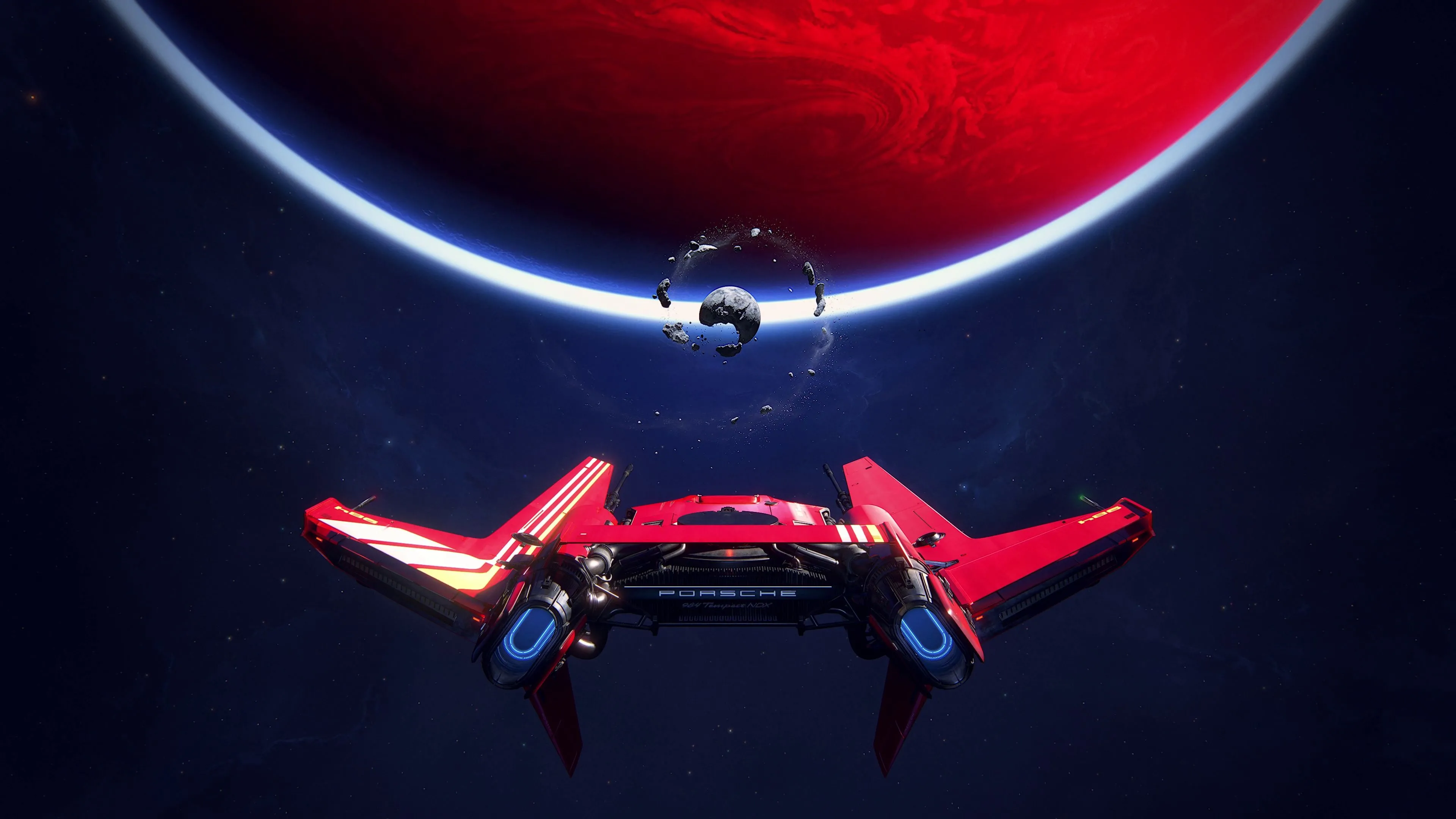 Tàu vũ trụ với logo Porsche trong trailer Intergalactic: The Heretic Prophet của Naughty Dog, đặt ra câu hỏi về quảng cáo trong game tương lai.