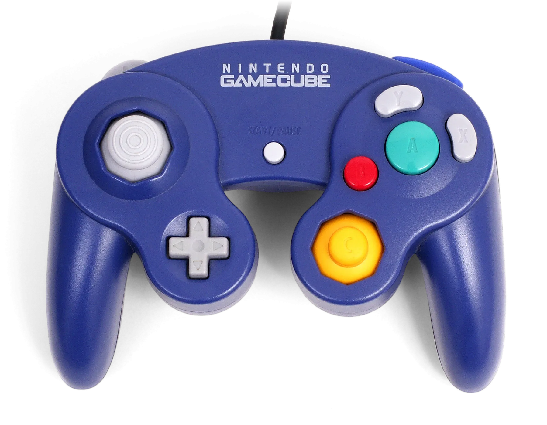 Tay cầm Nintendo Switch 2 GameCube màu tím huyền thoại với thiết kế đặc trưng, mang lại trải nghiệm chơi game hoài cổ