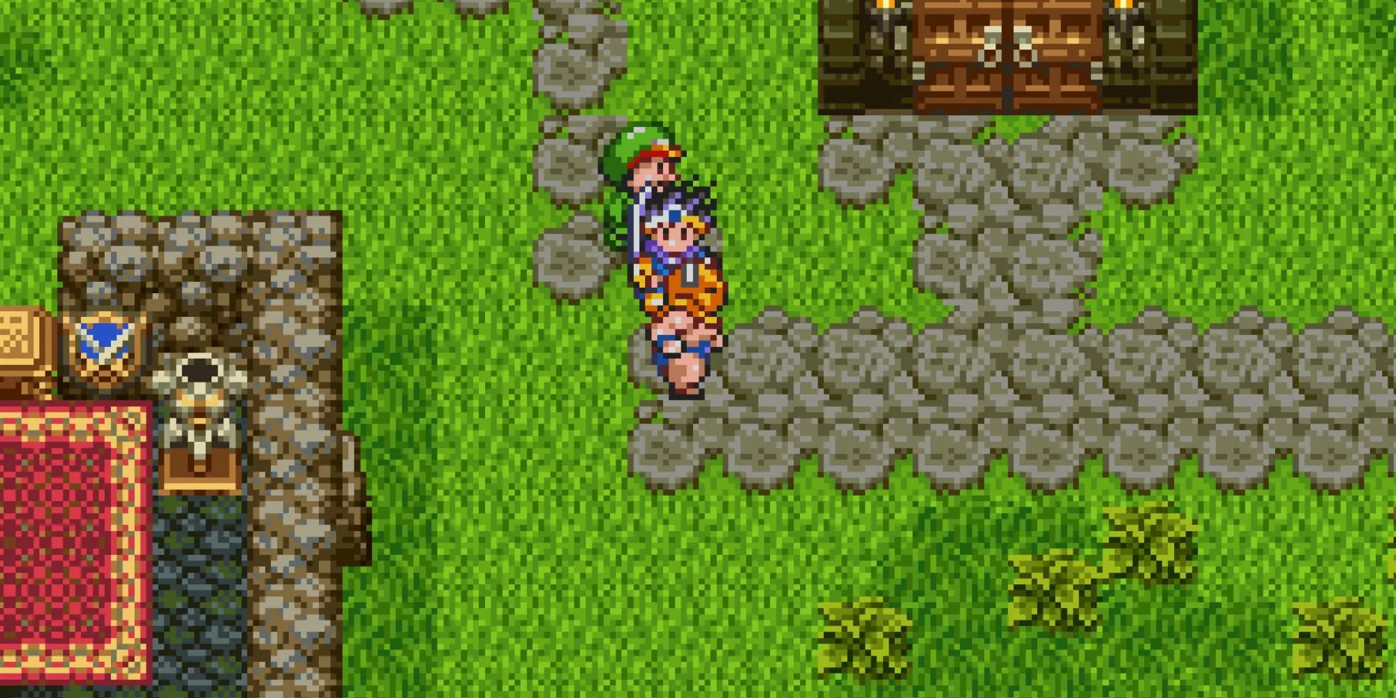 Thám hiểm một thị trấn cổ kính trong game nhập vai Dragon Quest III The Seeds of Salvation