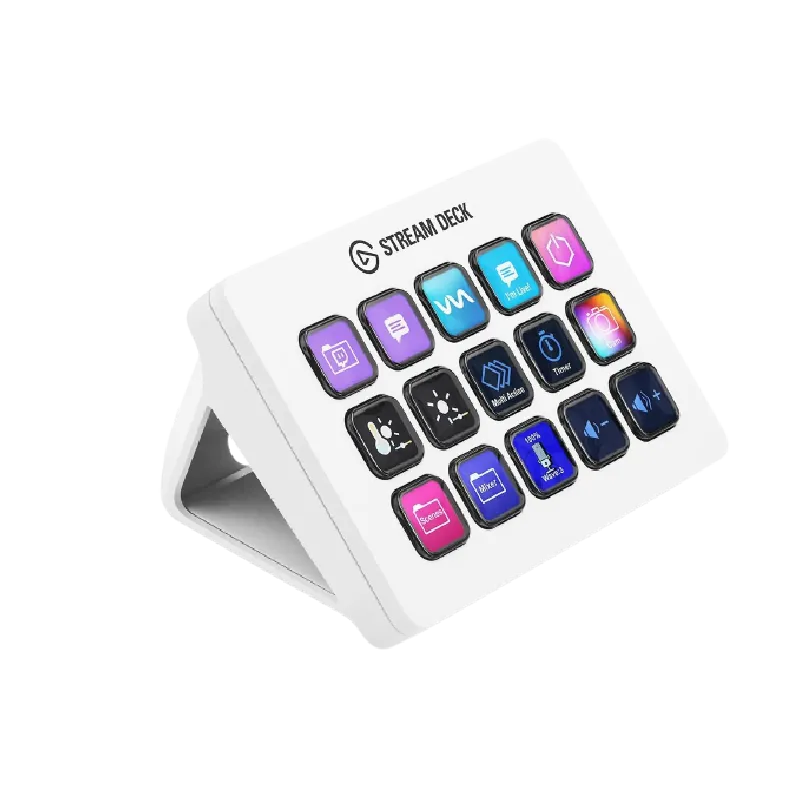Thiết bị Elgato Stream Deck MK.2 trên nền trong suốt