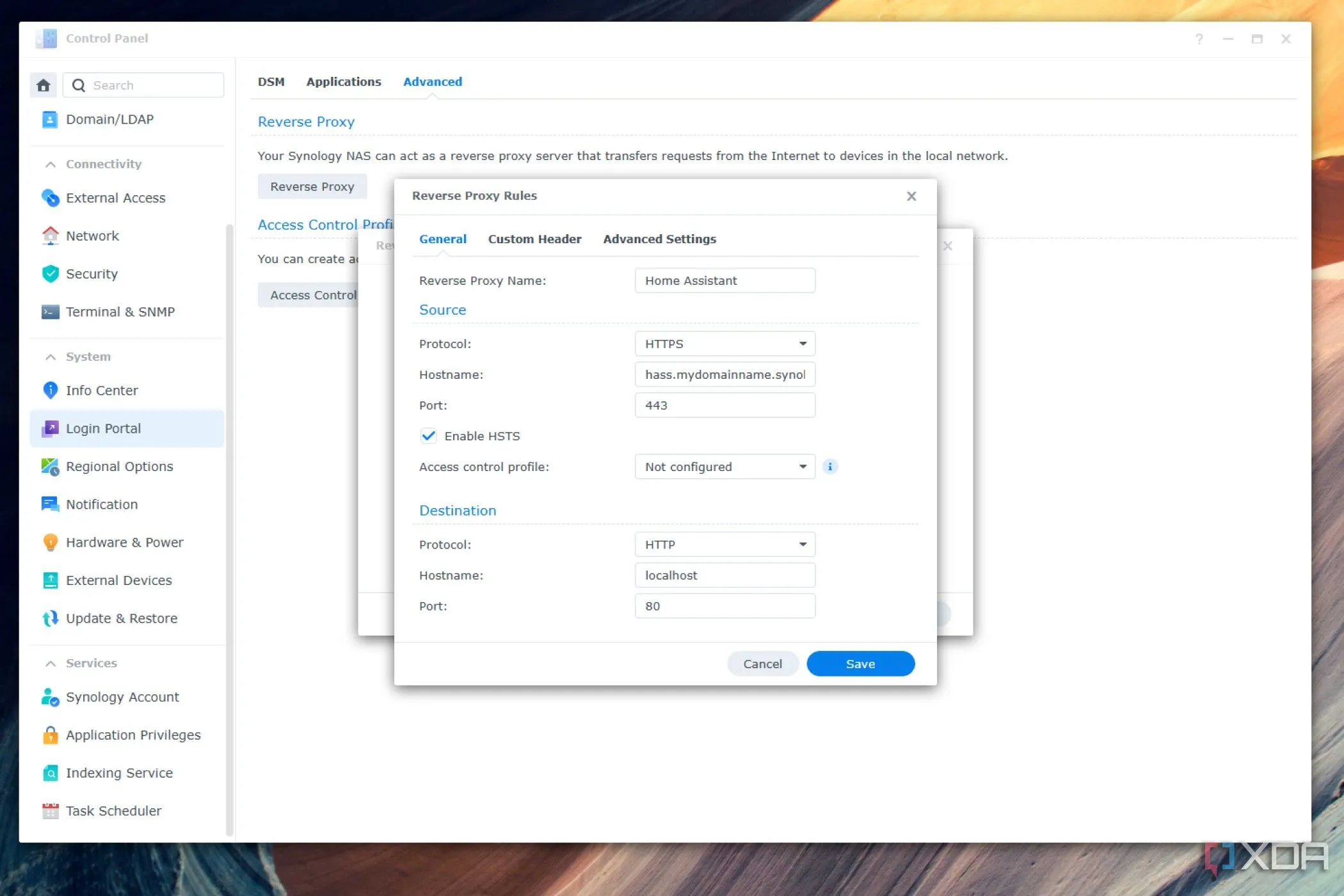 Thiết lập cấu hình Reverse Proxy trên Synology NAS
