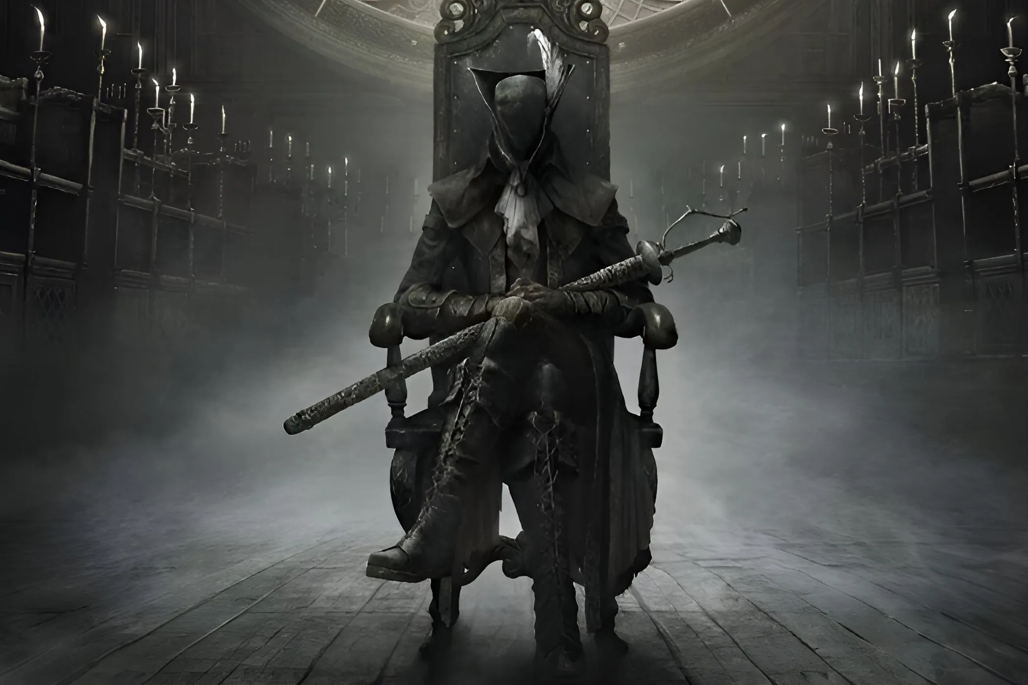 Thợ săn Bloodborne đối mặt với một quái vật khổng lồ trong bản mở rộng The Old Hunters