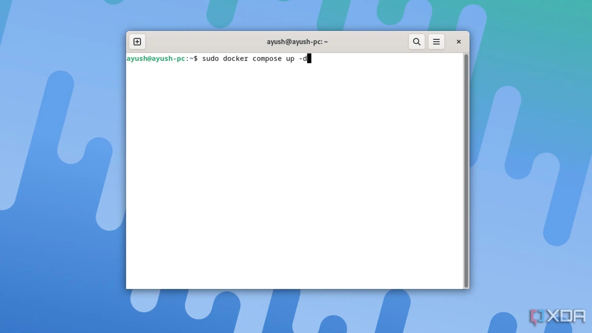 Thực thi lệnh docker compose để cài đặt Beszel Hub