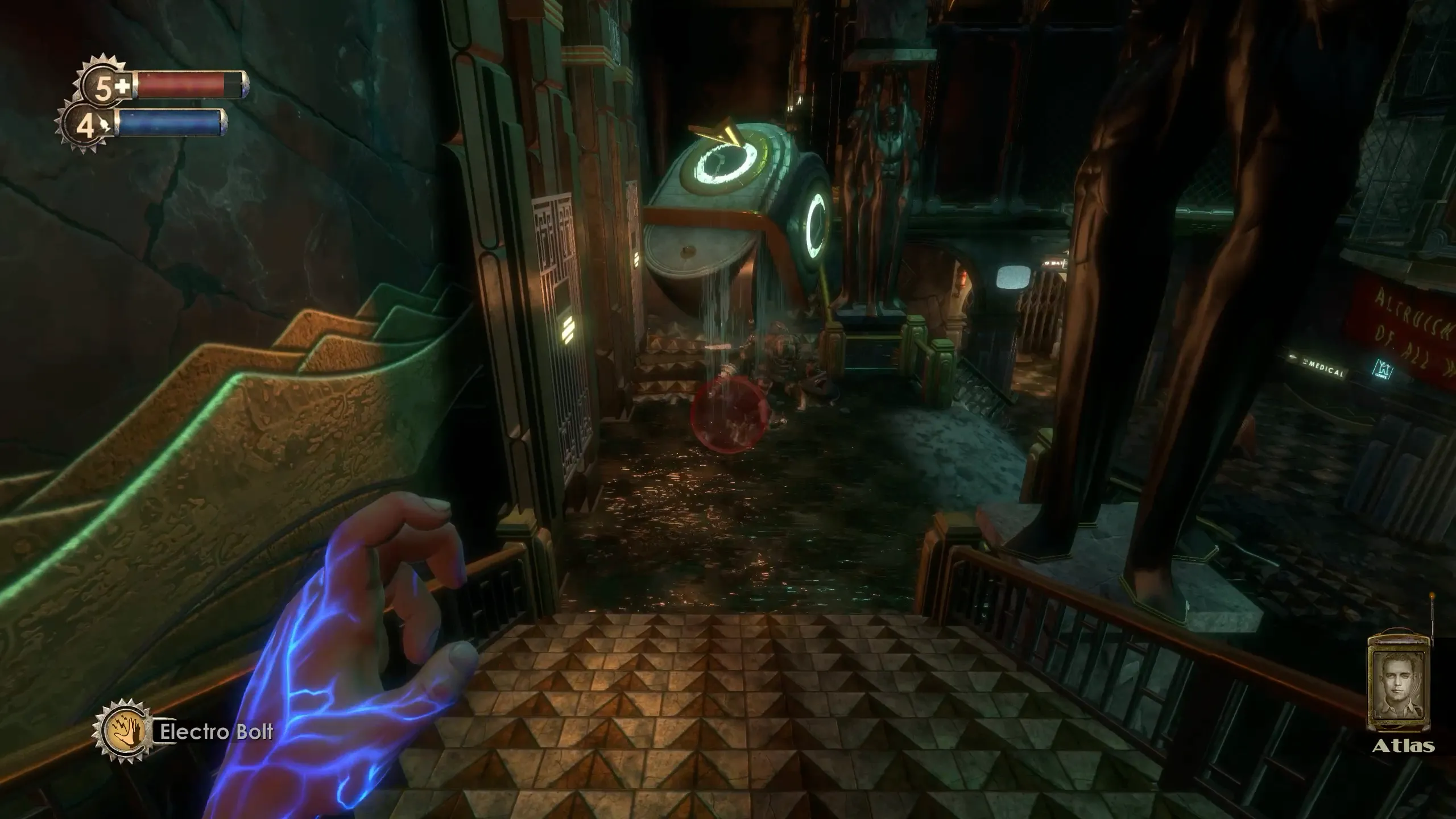 Thumbnail của BioShock Remastered với phong cách nghệ thuật độc đáo của thành phố Rapture dưới nước, biểu tượng của game.