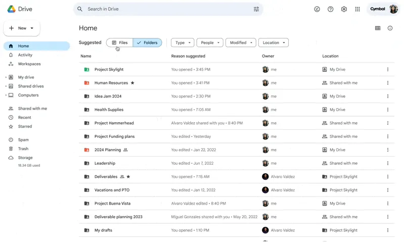 Trang chủ Google Drive với giao diện mới, tối ưu trải nghiệm người dùng Android và hệ sinh thái Google