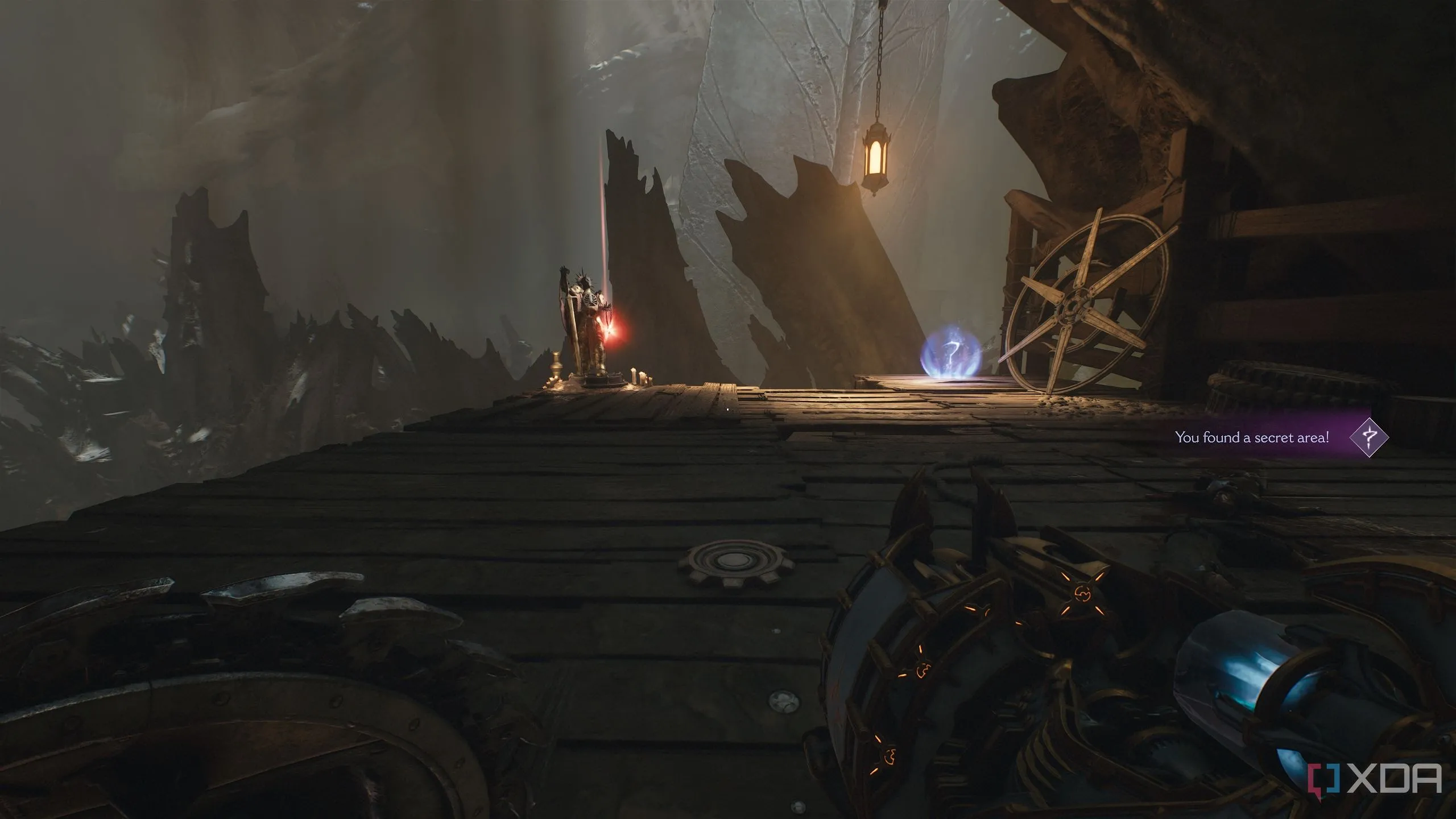 Tượng Hồng ngọc và đồ chơi sưu tầm ở khu vực bí mật 5 trong Doom The Dark Ages