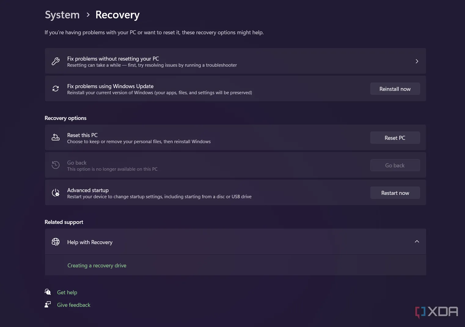 Tùy chọn &quot;Reset this PC&quot; giúp cài đặt lại Windows 11 mà vẫn giữ nguyên dữ liệu cá nhân