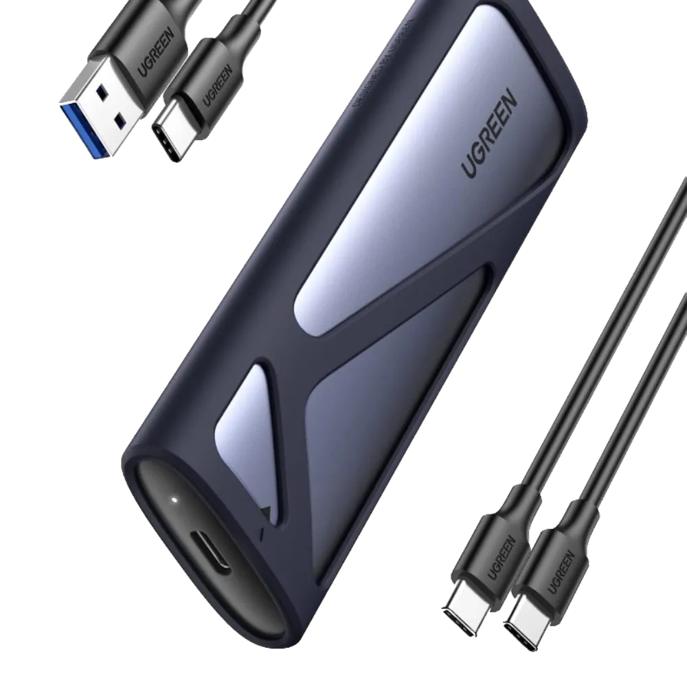 Vỏ bọc ổ cứng SSD NVMe SATA Ugreen tiện lợi